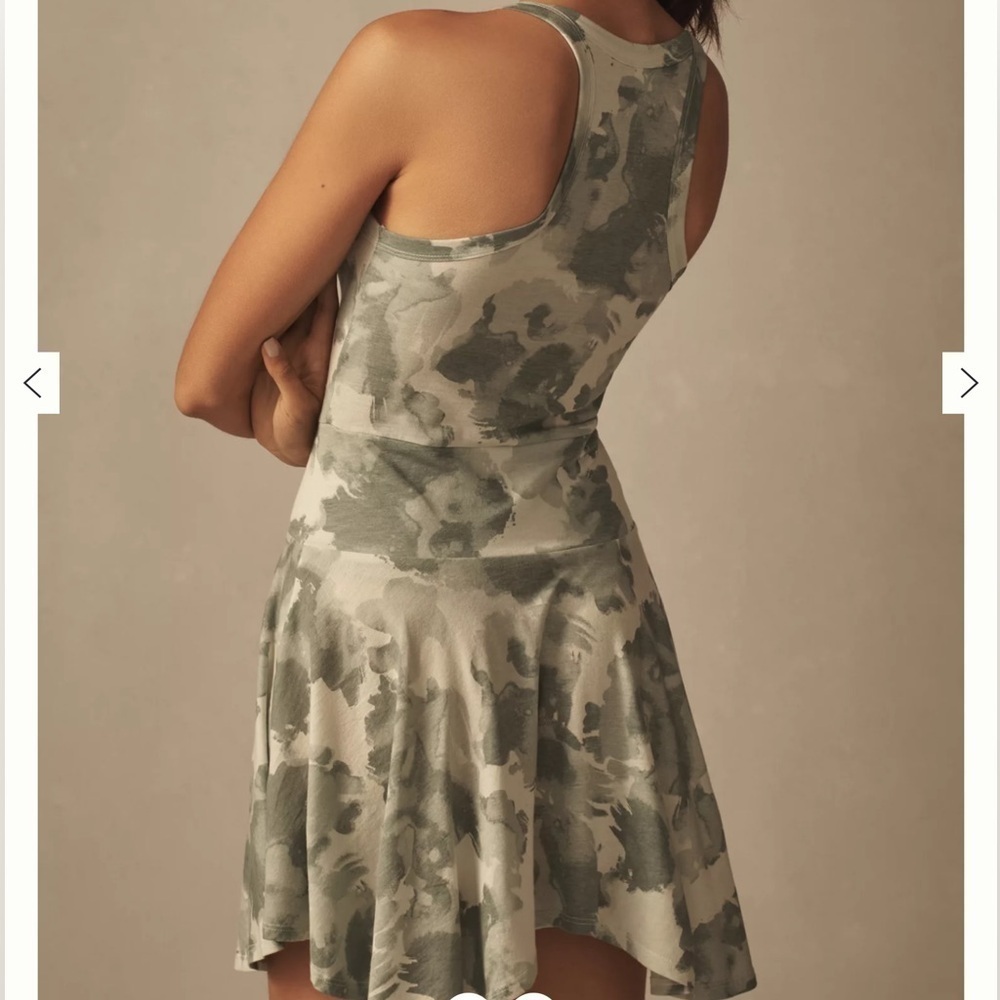 Anthropologie Camouflage Mini-Dress Size XXS - Picture 2 of 2